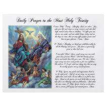 Most Holy Trinity Daily Prayer Flyer