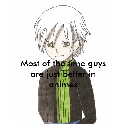 Most of the time guys are just better... shirt by Tsukiyoukai_01