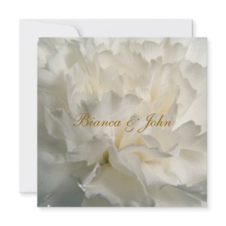 Most Popular and Elegant White Wedding Invitation invitation