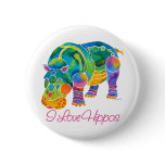Most Popular I Love HIPPOS buttons
