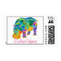 Most Popular I Love HIPPOS stamp