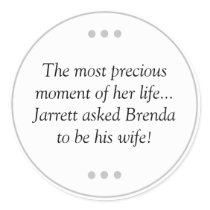 Most Precious Round Sticker