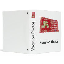 Most Serene Republic of Venice Waving Flag Vinyl Binders