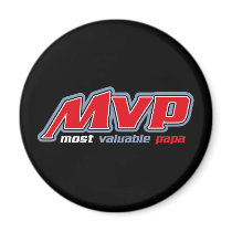 Most Valuable Papa Magnet by pinkinkart Most Valuable Papa Magnet