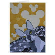 Most Wanted Cat Greeting Card