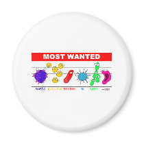 Most Wanted Fridge Magnets
