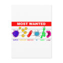 Most Wanted postcards by SuperBug Most Wanted postcards