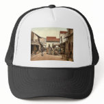 Mostar, Cafe Luft, Herzegowina, Austro-Hungary mag Mesh Hat