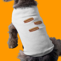 Mostaza del perrito caliente N ropa para mascotas