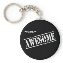 Mostly Awesome keychain keychains