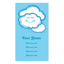 Mostly Cloudy business cards by totallypainted Mostly Cloudy business cards