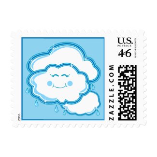 Mostly Cloudy stamp