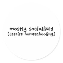 Mostly Socialized Sticker