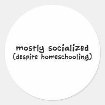 Mostly Socialized Sticker