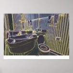 Motel Bathroom Print