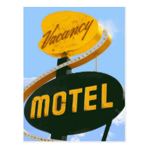 Motel postcards