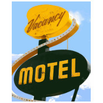 Motel t-shirt by teebag Motel t-shirt