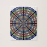 Moth Big RGB Round Puzzle