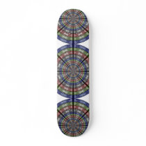 Moth Big RGB Round Skateboard Deck