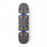 Moth Big RGB Round Transparent skateboards