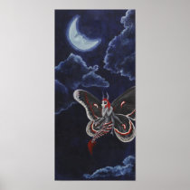 Moth Loves the Moon small print