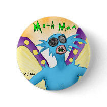 Moth Man buttons by davisbot Moth Man buttons