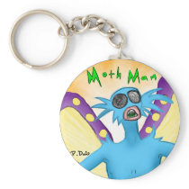 Moth Man Keychain
