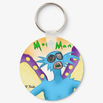 Moth Man Keychain by davisbot Moth Man Keychain
