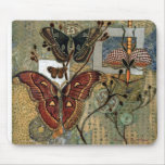 "Moth Milieu" by Elizabeth Van Riper mousepads