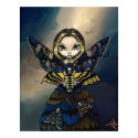 Moth Queen: Acherontia Atropos gothic fairy Print