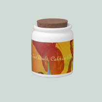 Moth To A Flame Abstract Art Candy Jar candy jars