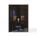 Moth to a flame, greeting card