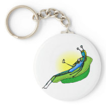 Mother Alien lounging Keychains