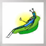 Mother Alien lounging Posters