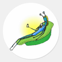 Mother Alien lounging Sticker