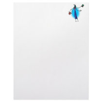 Mother Alien Working Hard Letterhead Template