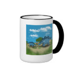 Mother and Baby Dinosaur Mugs