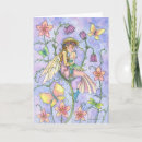 Mother and Baby Fairy Greeting Card - 'Simple Serenity'