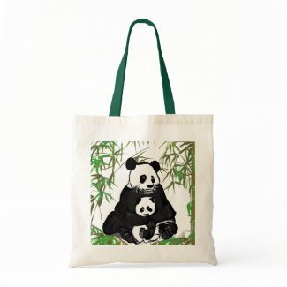 Mother and Baby Panda/Mamá y Bebé Panda bag