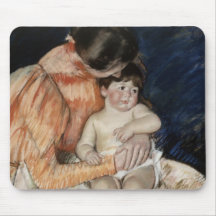 Mother and Child, 1890s Mousepads