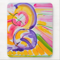 Mother and Child Abstract mousepads