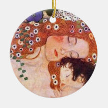 Mother and Child by Klimt Ornament