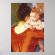 Mother and Child by Pierre Renoir Print