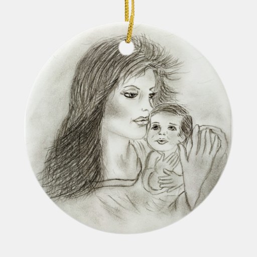 mother and child christmas ornament zazzle mother and child christmas ornament zazzle