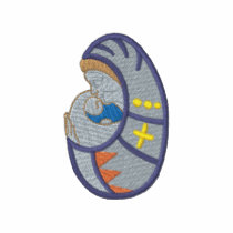Mother and Child embroidered shirts