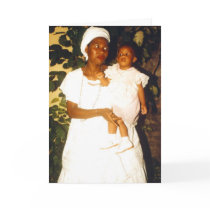 Mother and child holiday card by bahiastreet Mother and child holiday card