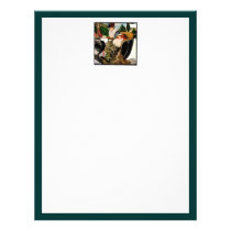 Mother and child in sleigh letterhead