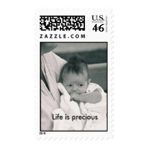 mother and child, Life is precious Stamp