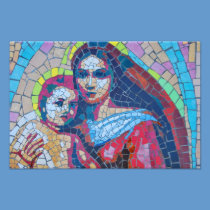 Mother and child mosaic photography