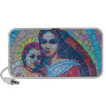 Mother and child mosaic speaker